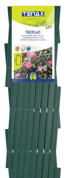 TREPLAS Dekoratīvs paplašināms plastmasas režģis, zaļš