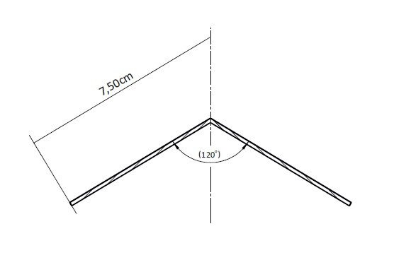 Cinkota metāla kore 2100mm