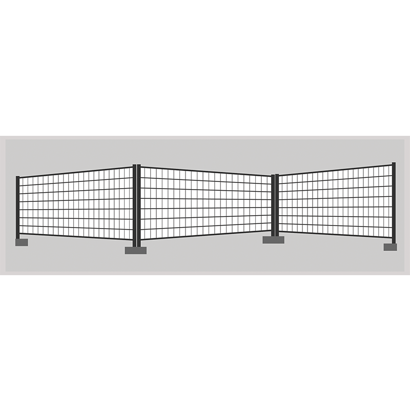Mobilā žoga pārklājs 90g/m²; BALTS 1