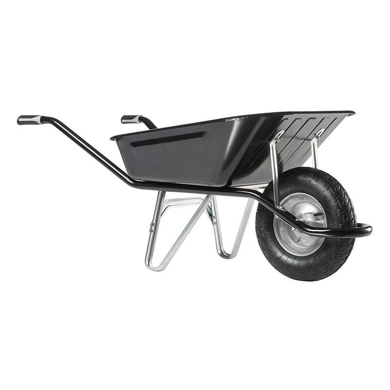 Ķerra CARGO EXCELLIUM 100, melna, pneimatisks