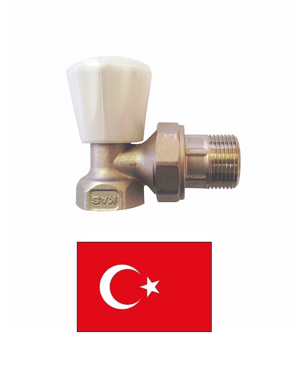 Radiatoru ventilis leņķa 0405310, 3/4