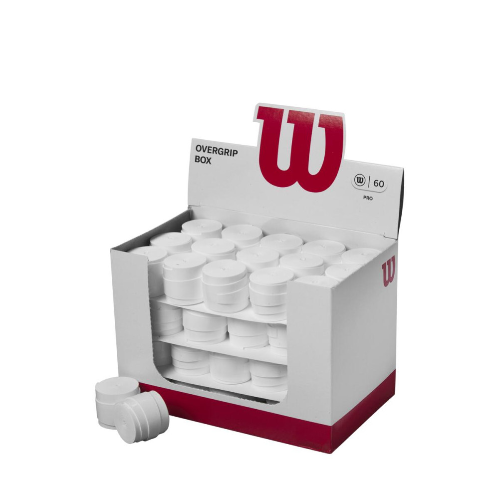 WILSON PRO OVERGRIP 60 BOX WHITE