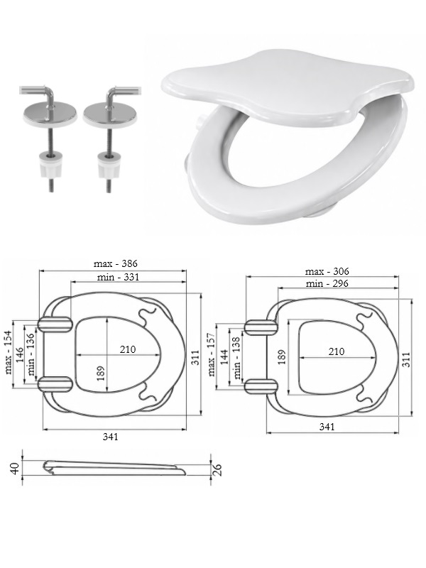 WC vāks bērnu COOKIE BABY 042/M