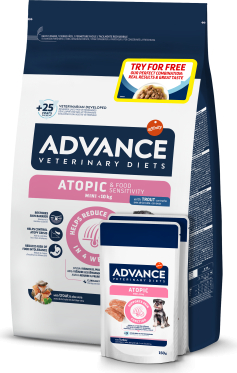 ADVANCE VETERINARY DIET DOG ATOPIC MINI