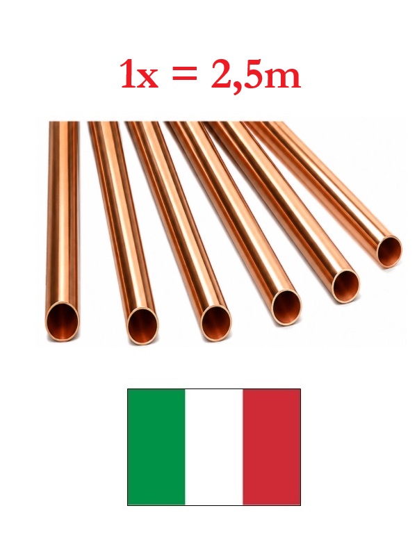 Kapara caurule cietā 18mmx2,5m 99B18