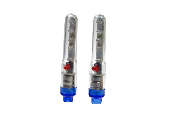 Vārsti "RAINBOW LED", 2gab