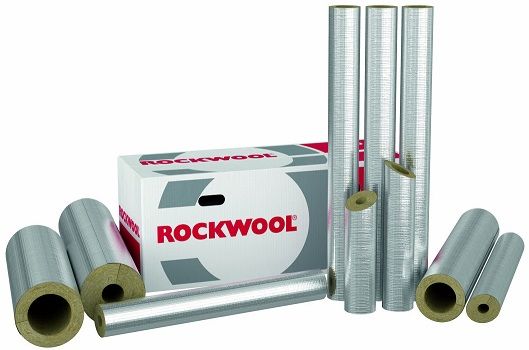ROCKWOOL 800 Cauruļu Izolācijas Čaulas Ar