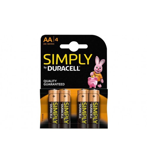 Baterijas Duracell AA Basic Simply Kods