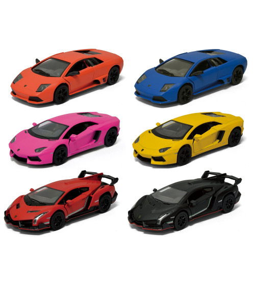 Metāla mašīnas modelis Matte Lamborghini Kinsmart