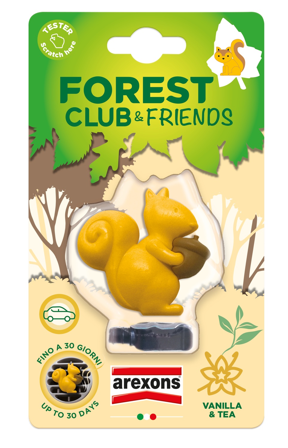Forest club – SQUIRREL auto ventilācijas