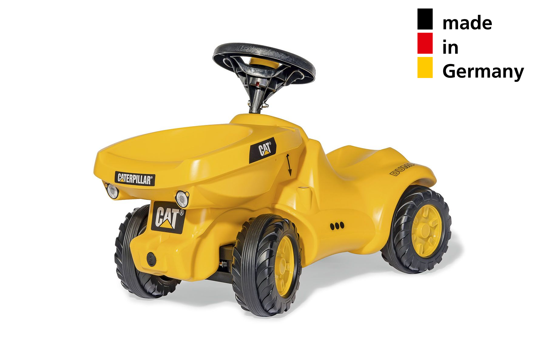 RollyMinitrac Dumper CAT stumjamais pašizgāzējs