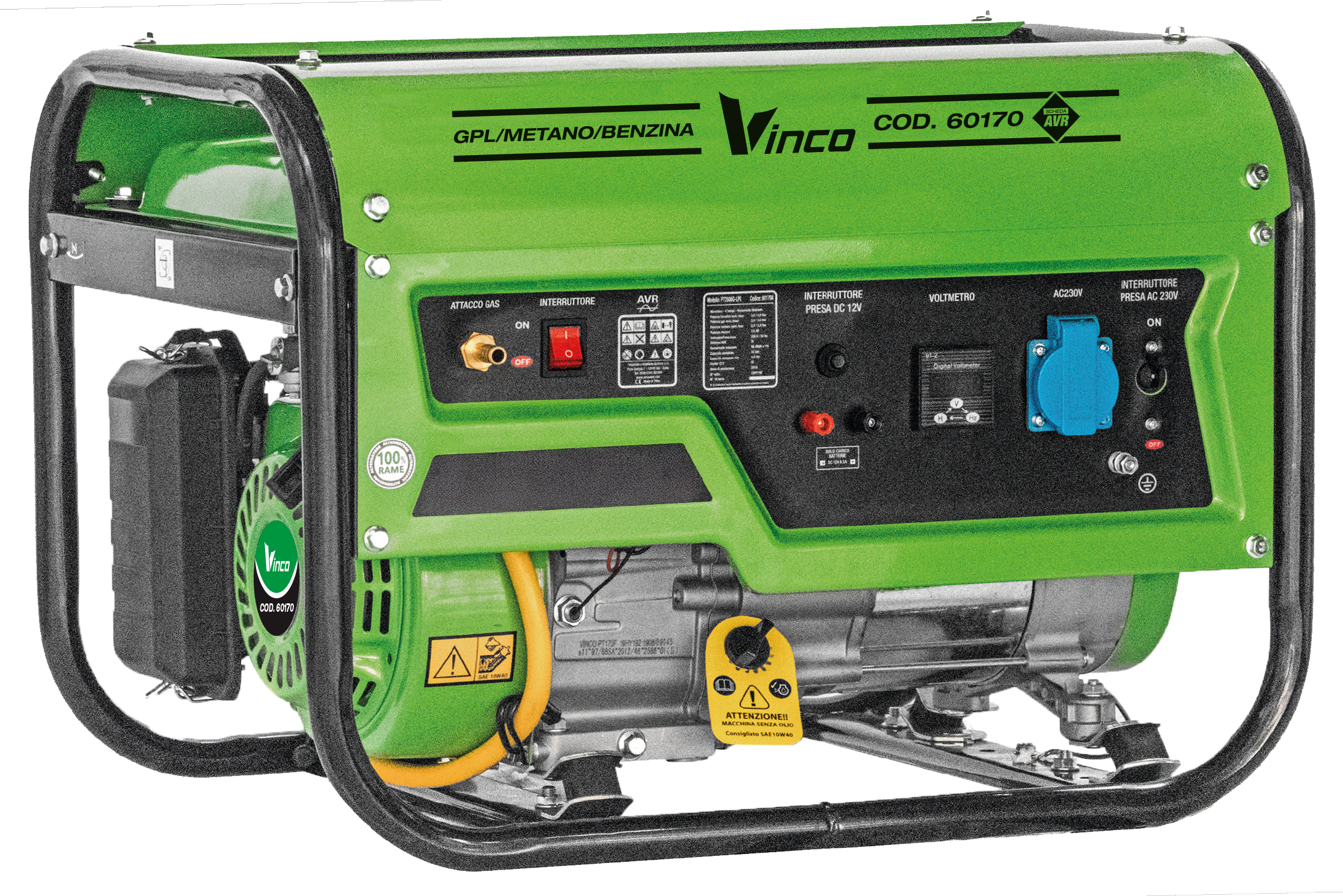INCO PT2500Q-LPG Benzīns Ģenerators – 3