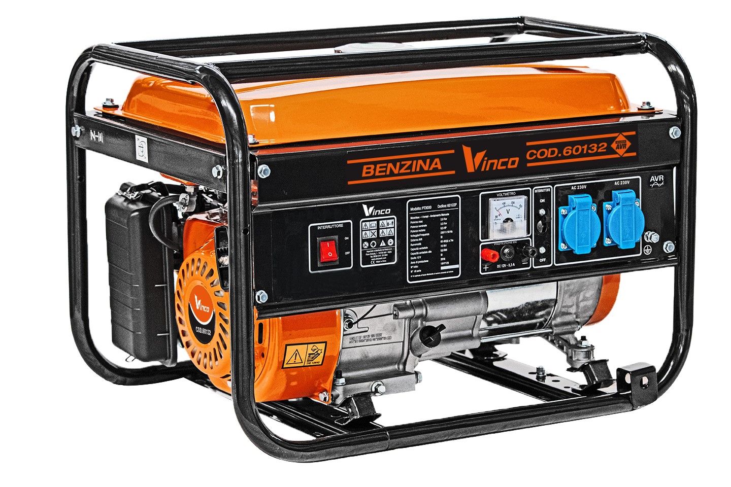 VINCO PT3800A Ģenerators – 3.2 kW