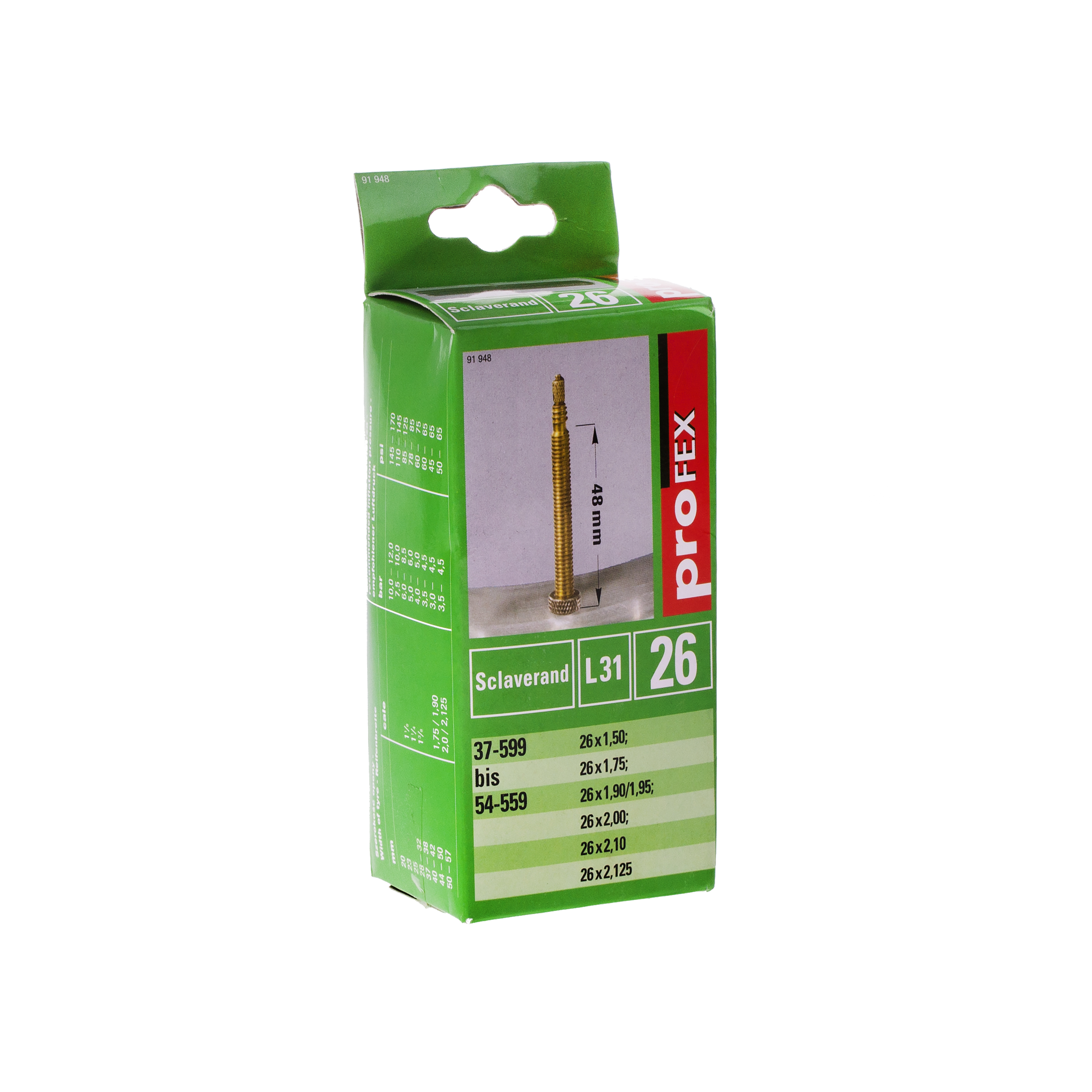 Velosipēda Kamera 26" x 1.5-2