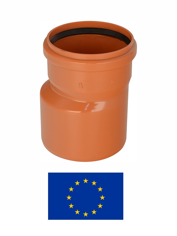 Ārdarbu pāreja PVC DN125/110 853, 125/110