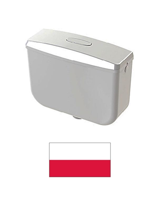 WC skalojamā tvertne, balta 600-5003195K, 95