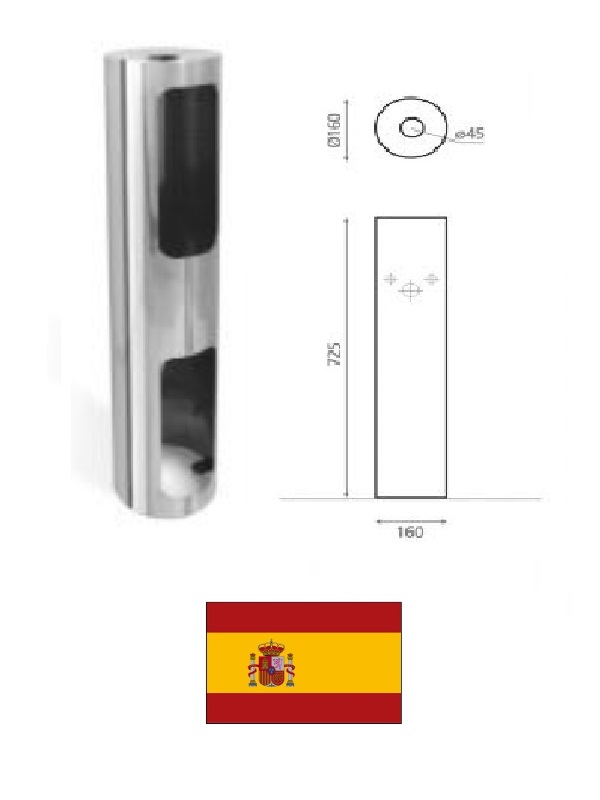 Postaments izlietnei 12x19.5x72.5 00108