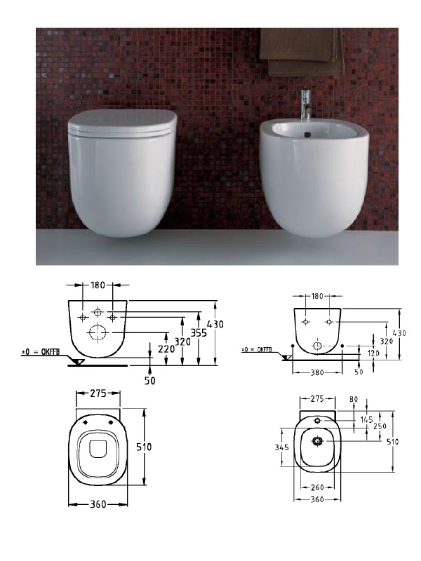 WC pods(piekarams) ar vāku 6L 202100-000