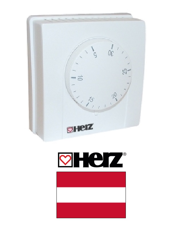 Telpas termostats 230V, bimet. HZ3F79100, HERZ