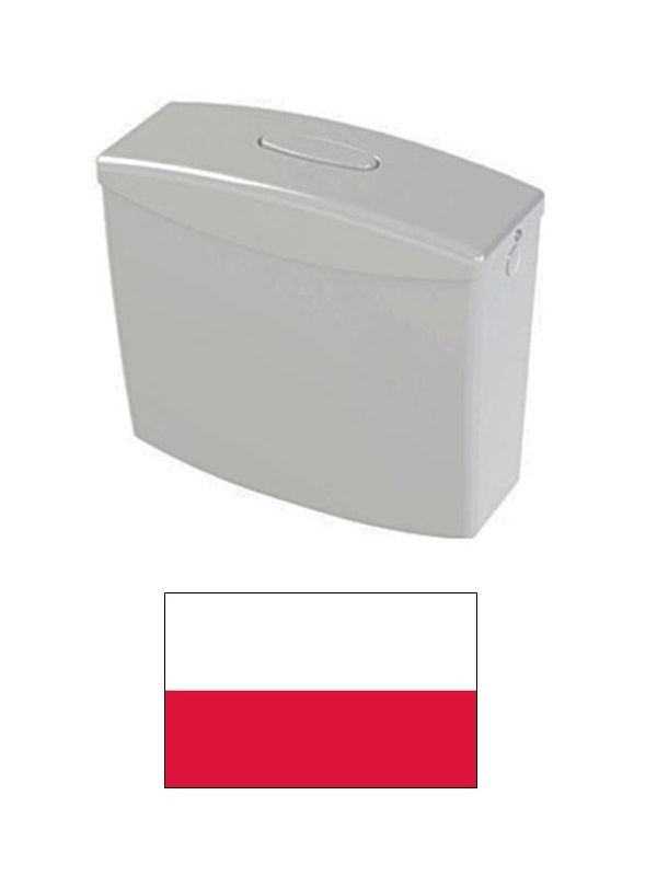 WC skalojamā tvertne, balta 600-90001M99, 99