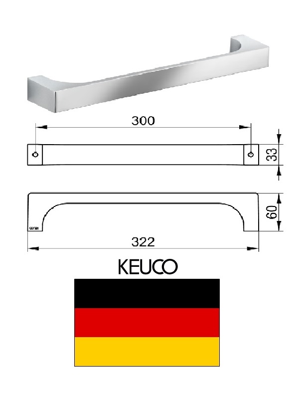 Dvieļu stienis 30cm Edition 11, EDITION11