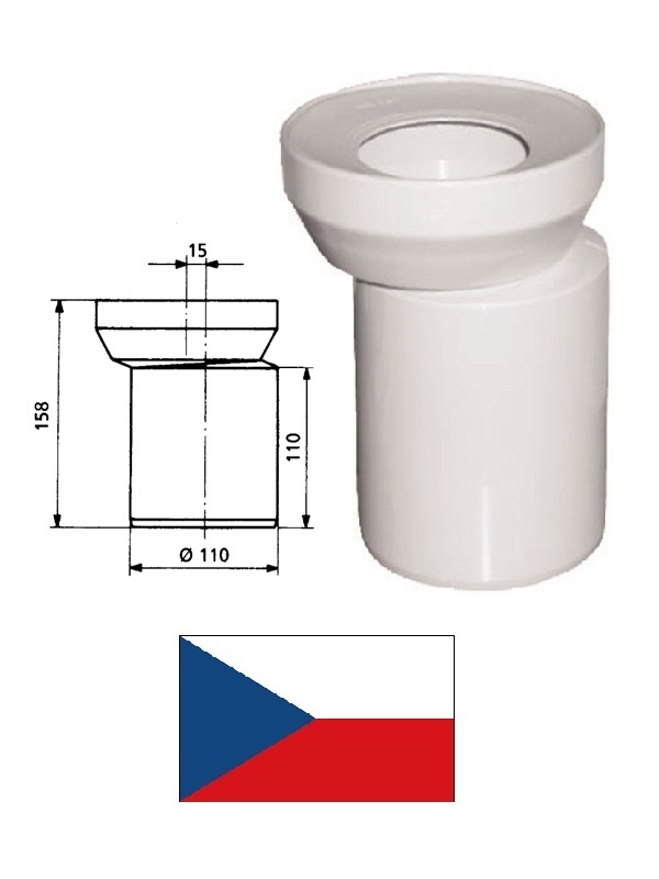 WC ekscentrs DN100 KE15000, 58.206