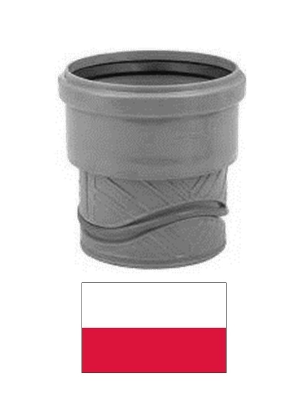 Labošanas uzmava-pāreja DN110  820, PELEKA