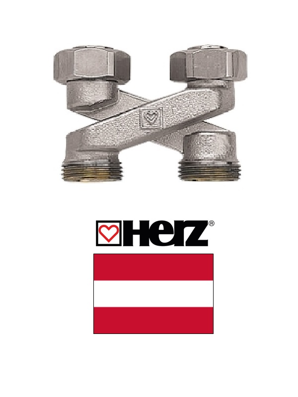 X-veida savienojums 3/4 1300434, HERZ