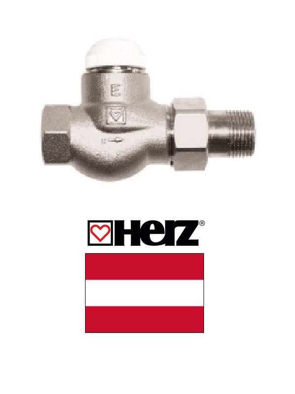Termostata vārsts ,taisns 3/4 1772302, HERZ-TS-E