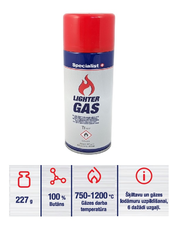 Gāzes balons (šķiltavu gāze) 391 ml