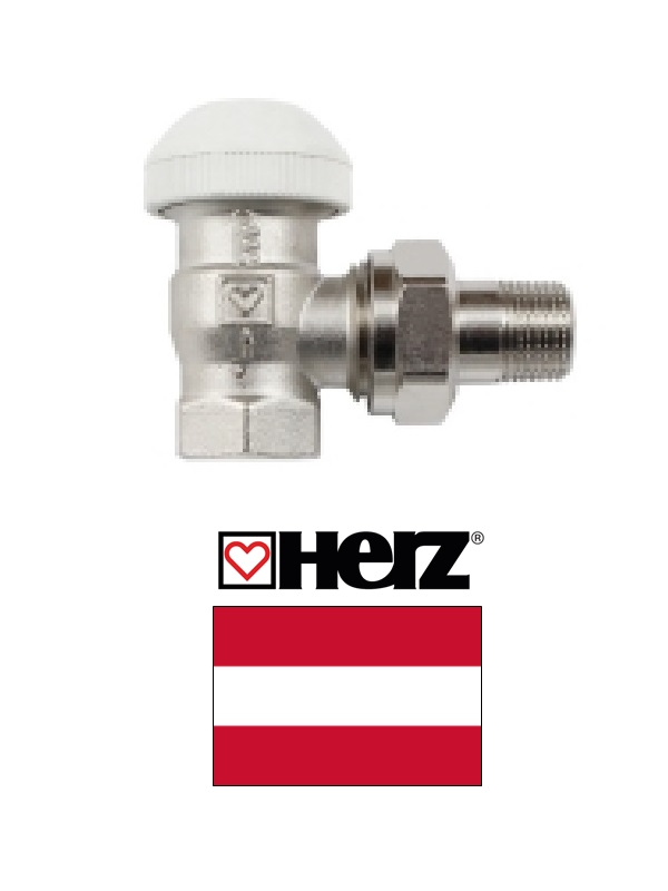 Termostata vārsts, leņķa 1/2 1772491, HERZ-TS90