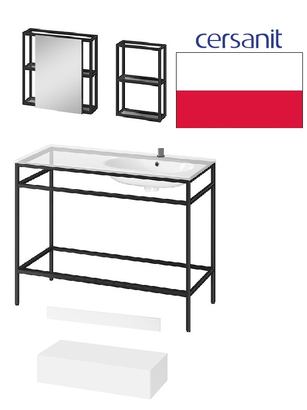 Panelis konsolei ZEN 100 (balts mat