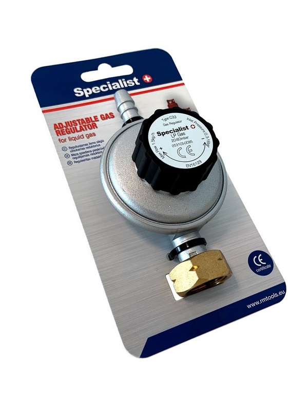 Regulējams reduktors, 20-60mbar