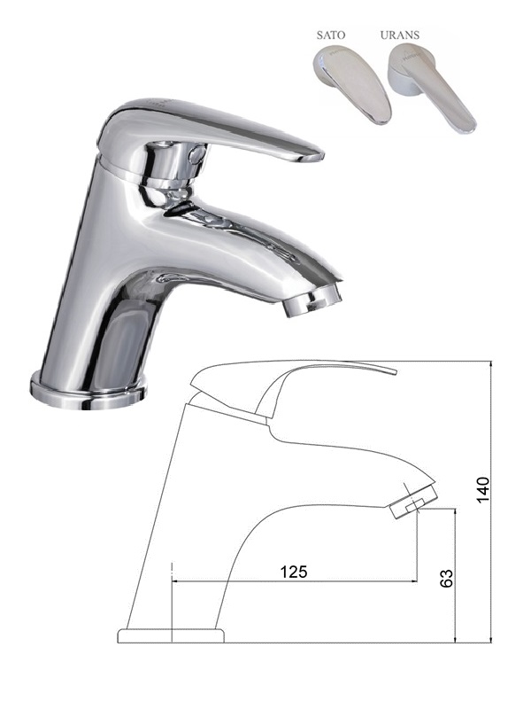 Keramiskās izl. krāns MG-3263, URANS