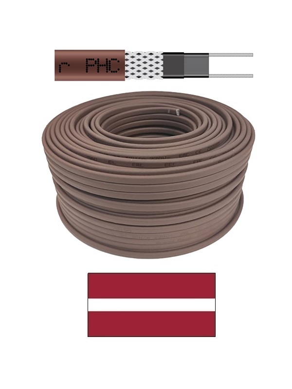 Pašregulējošais kabelis PHC-16 (rullis), 16 W/m