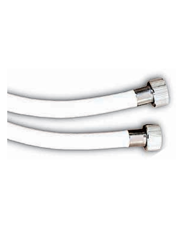 Dušas pievads PVC (balts) 150 cm