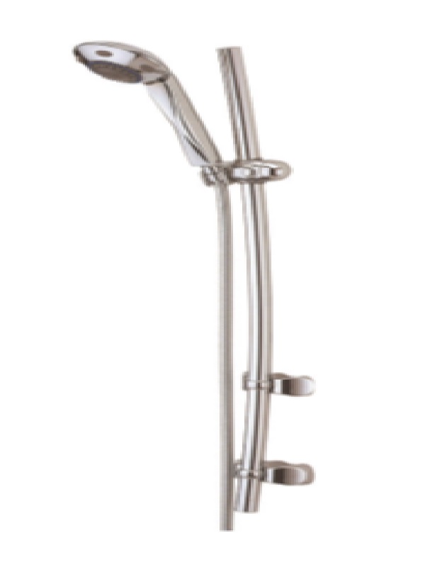 Dušas stienis komplektā 2B043 80cm, HROMS/MAT