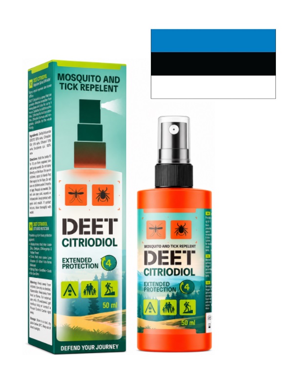 DEET15+Citriodiol Pretodu līdzeklis 50ml, DEET15