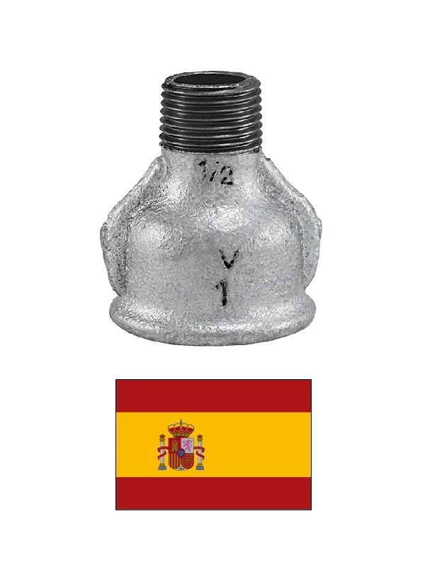 Vītņu pāreja I-Ā 11/2*x1*, čuguns, 246C