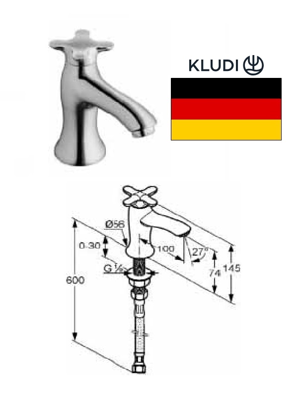 Keramiskās izl. krāns vienam ūd.54116052