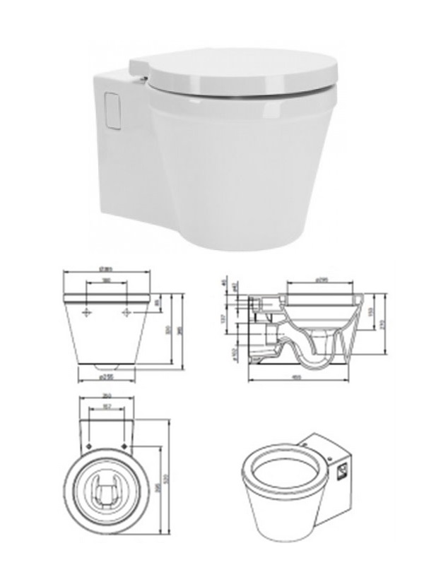 WC pods(piekaramais)112032,balts, REFLEX