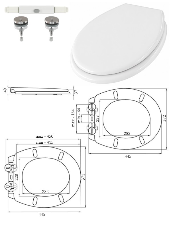 WC poda vāks NERIA SC 031/MWC
