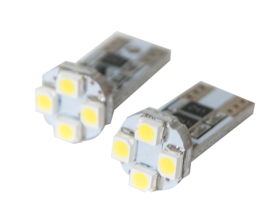 LED spuldzes, 2 gab, W5W T10