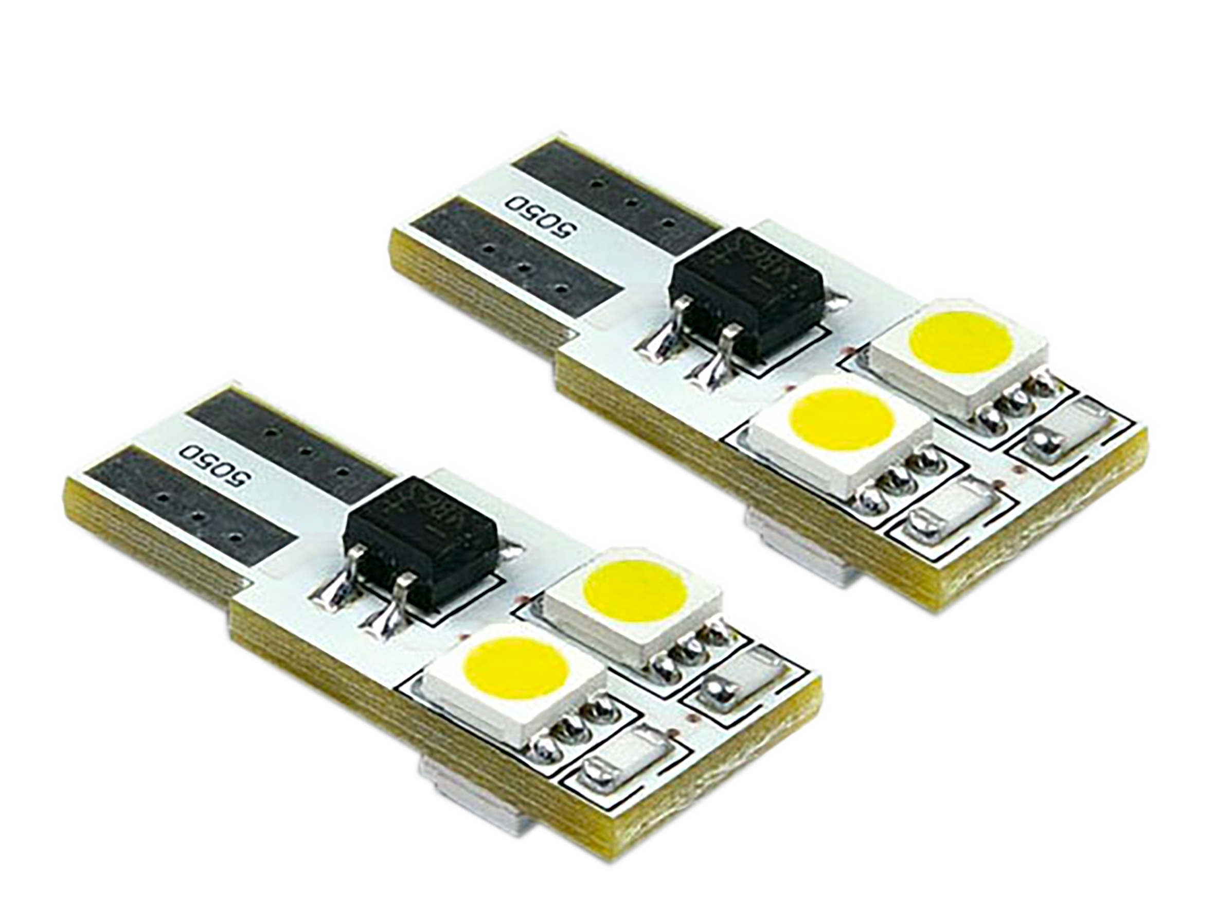 LED spuldzes, 2 gab, W5W T10