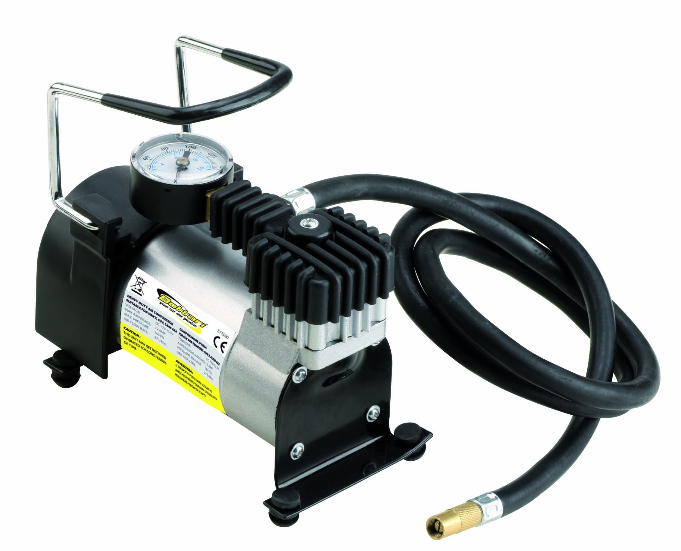 Gaisa kompresors ar manometru 12V 140