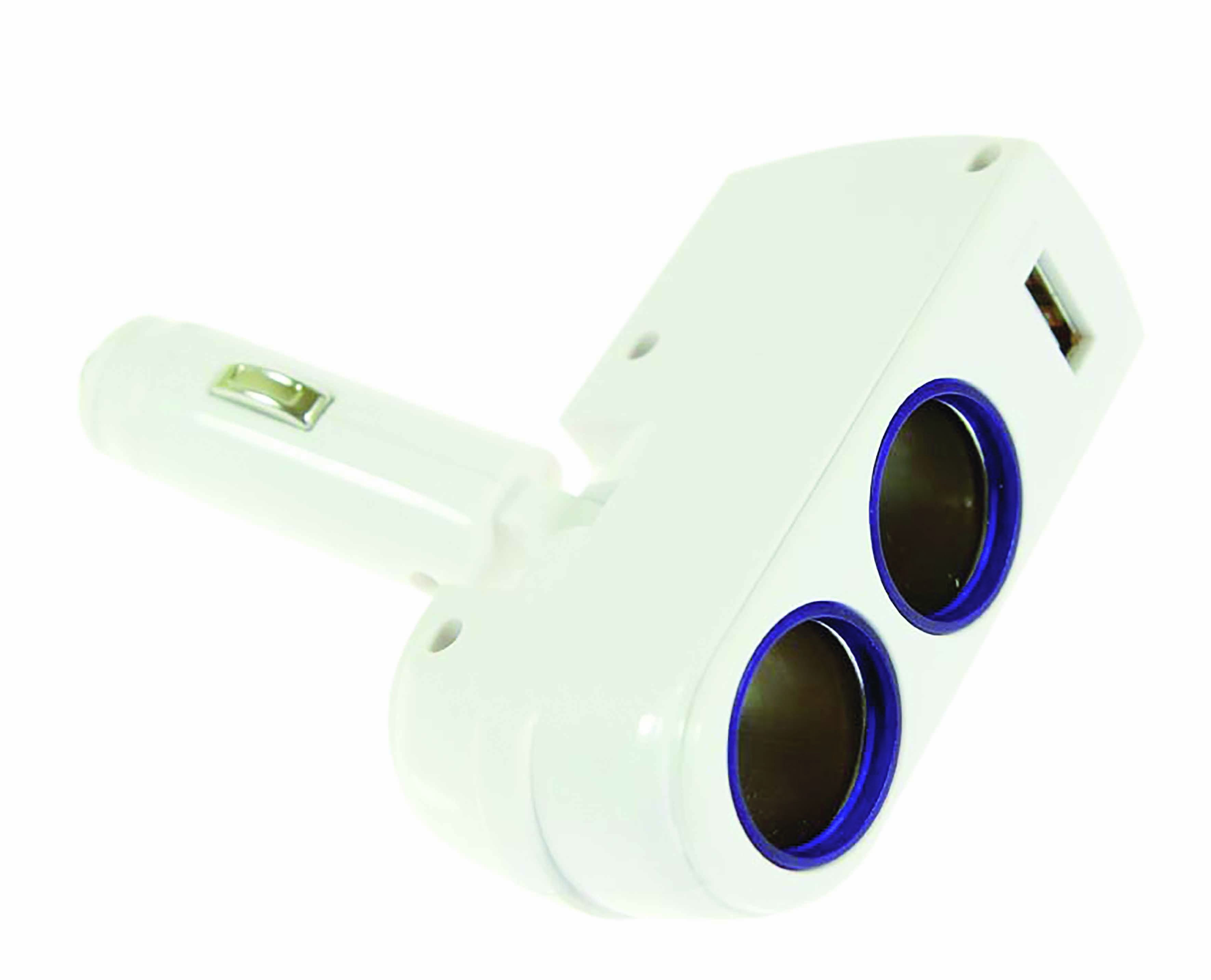 Dubultā piepīpēšanas ligzda +1USB portu 1AMP