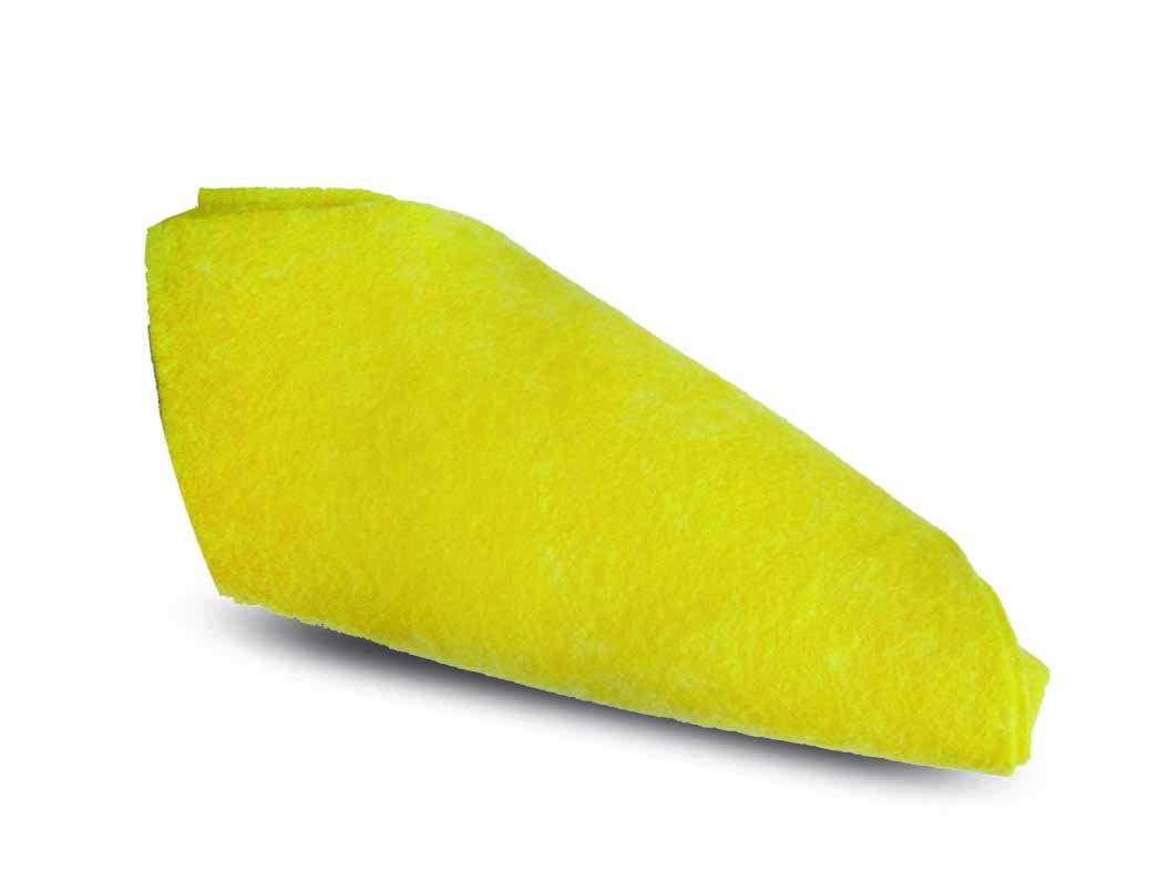 Dzeltena sintētiska tīrīšanas lupatiņa "YELLOW