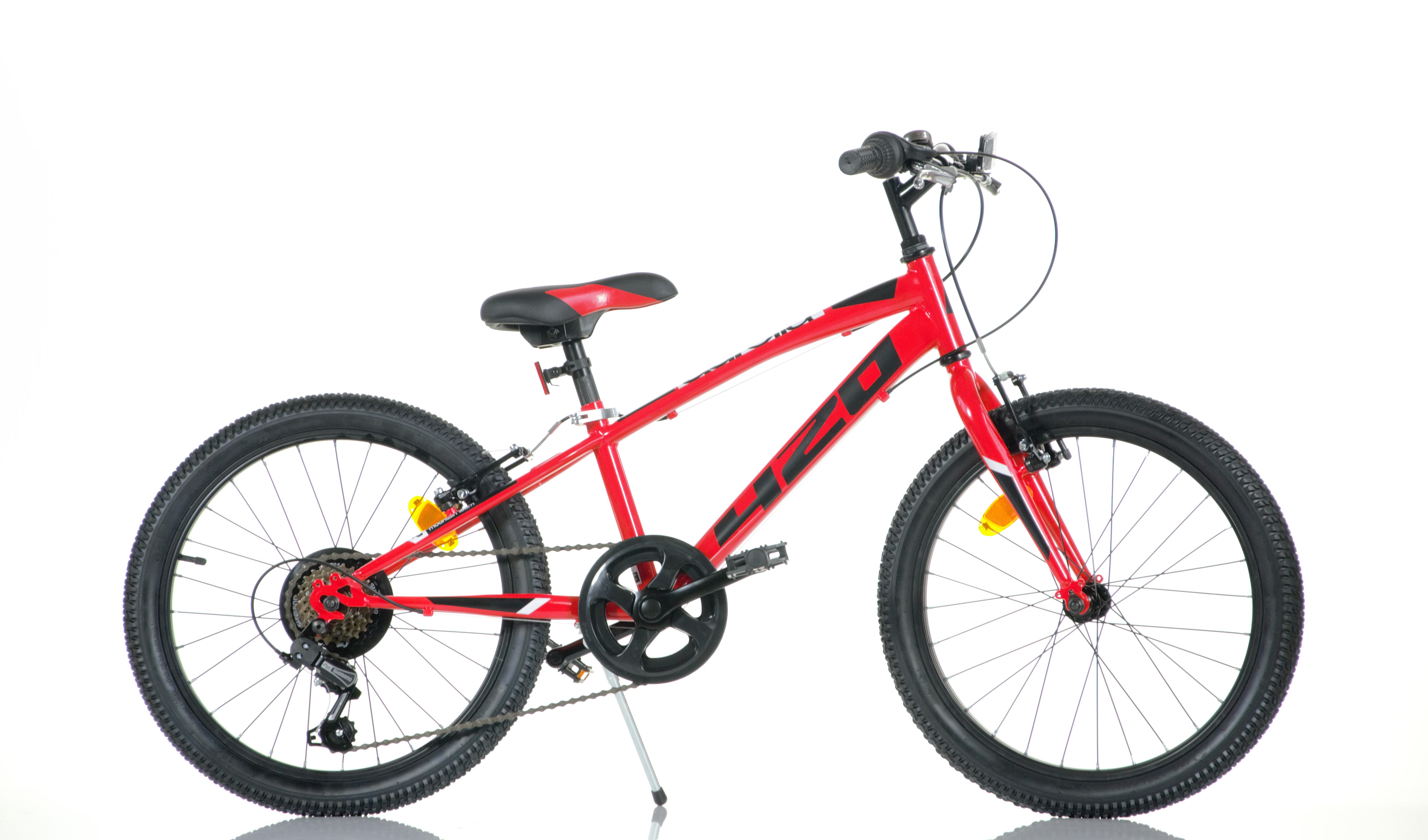 Bērnu velosipēds 20`` ``420 SPORT``, sarkans/melns