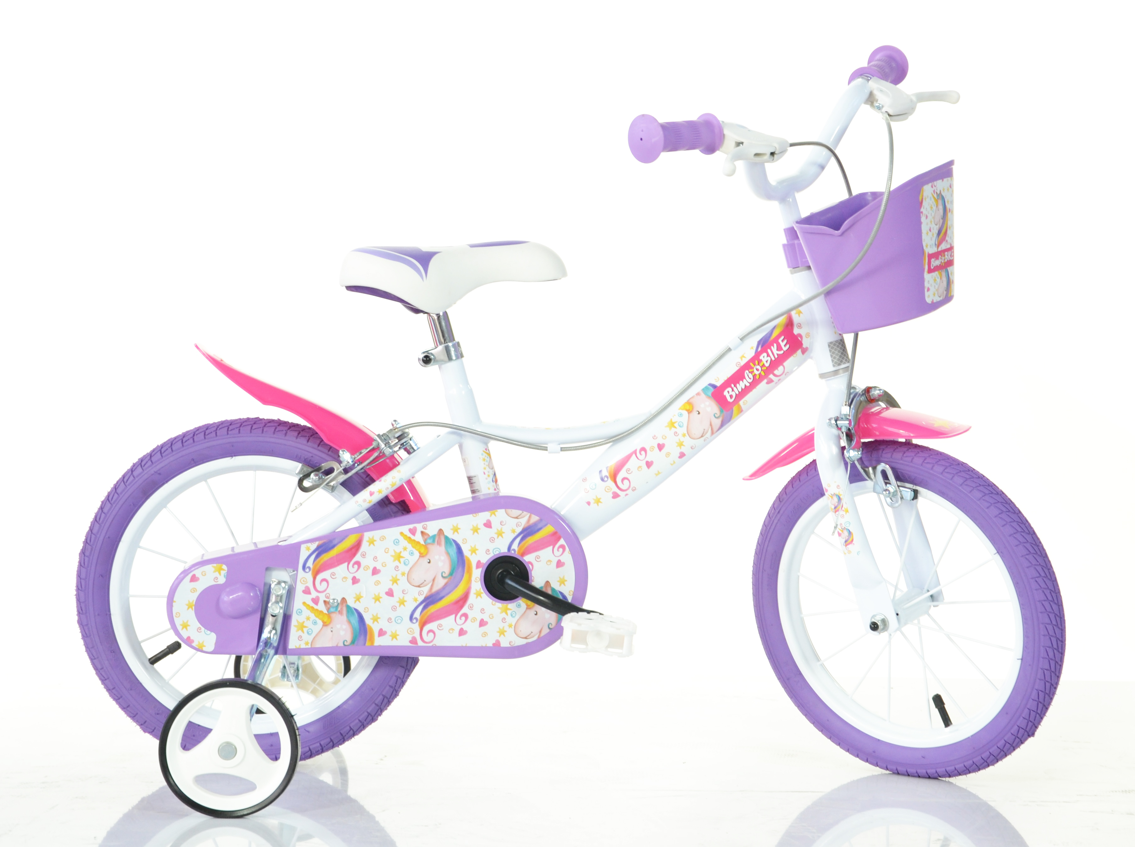 Bērnu velosipēds Bimbo Bike 14`` ``UNICORN``