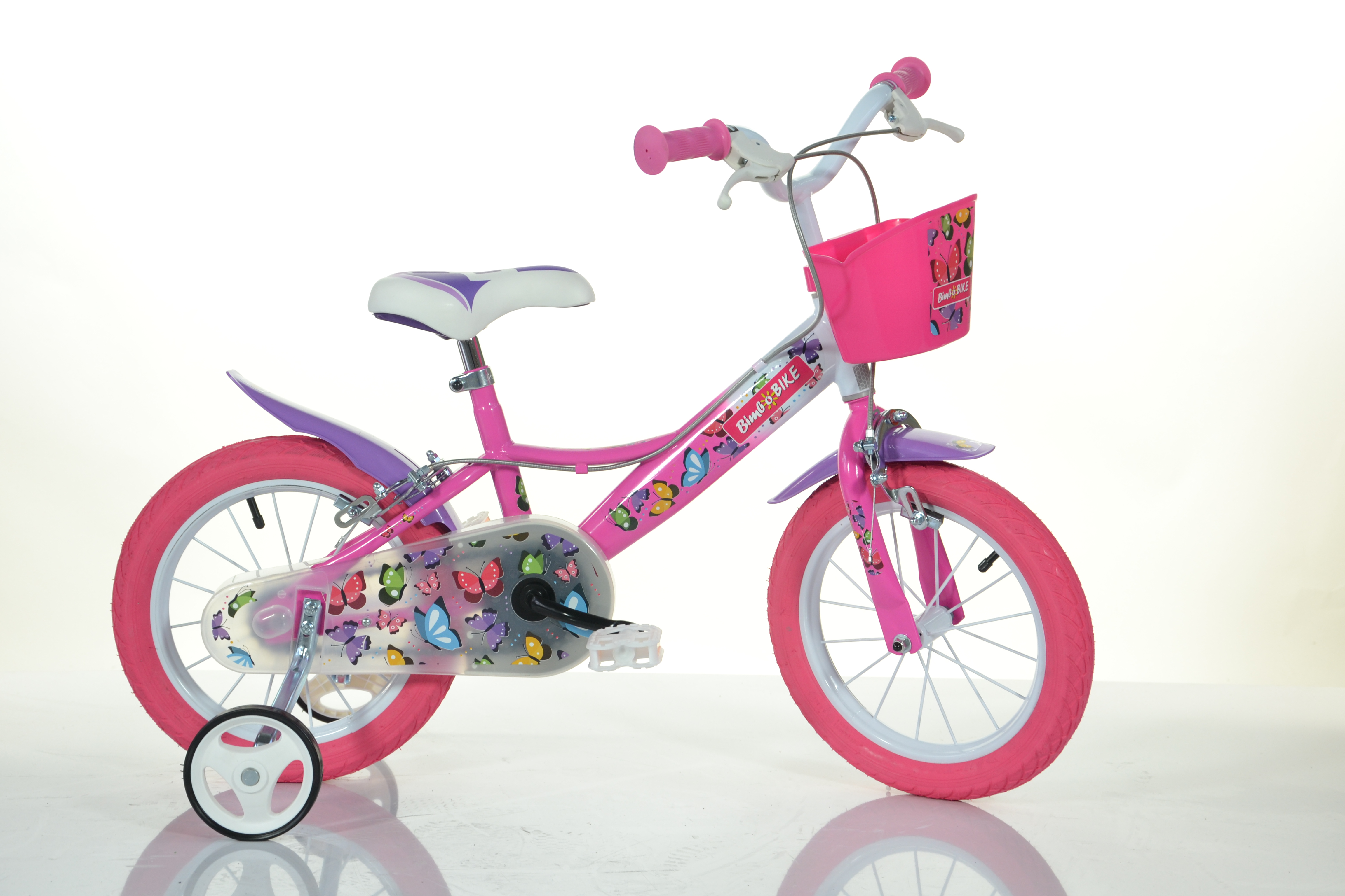 Bērnu velosipēds Bimbo Bike 14`` ``BUTTERFLY``